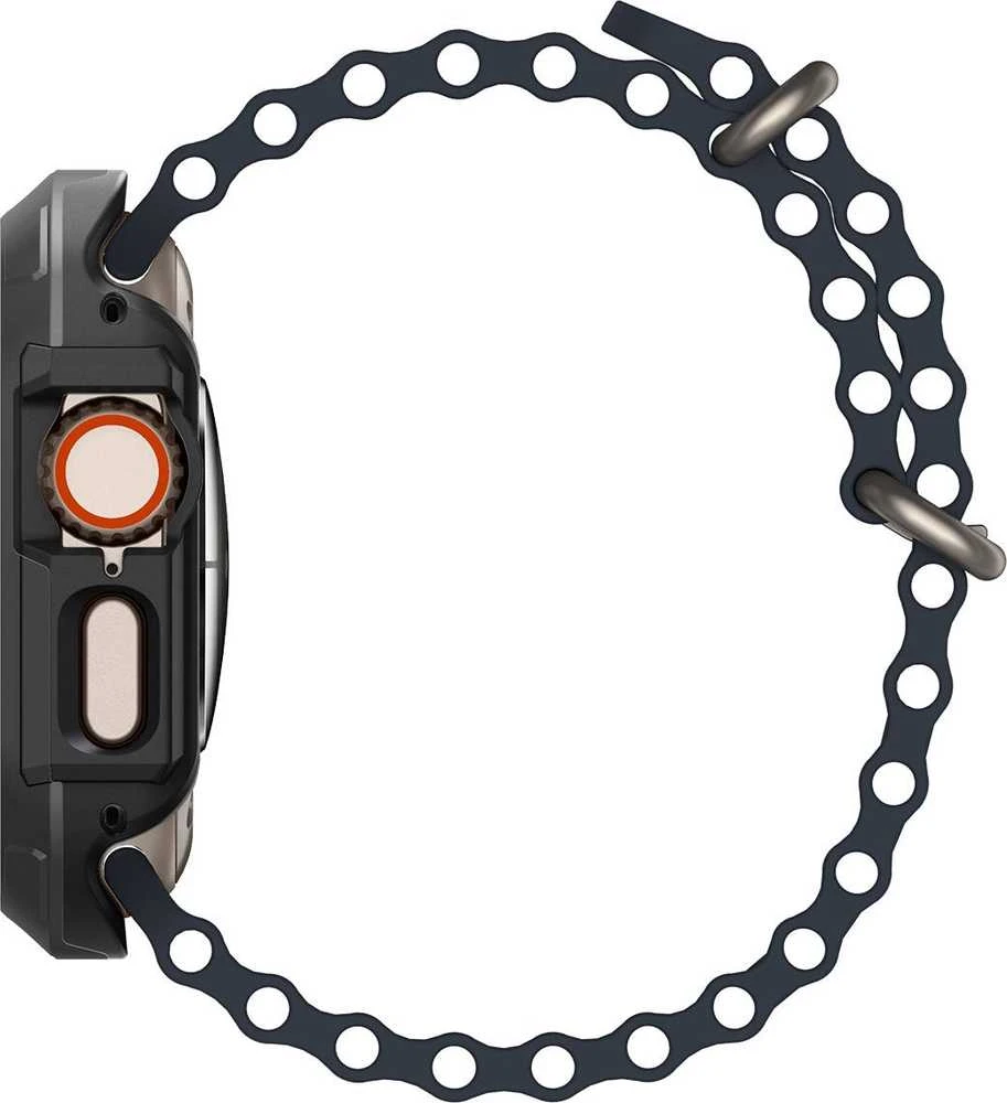 Spigen Lock Fit, juodas - Apple Watch Ultra 2/Ultra 49mm