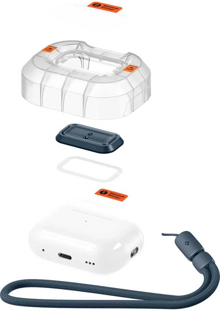 Spigen Lock Fit M, metalinis skalūnas - AirPods Pro (2-os/1-os kartos)