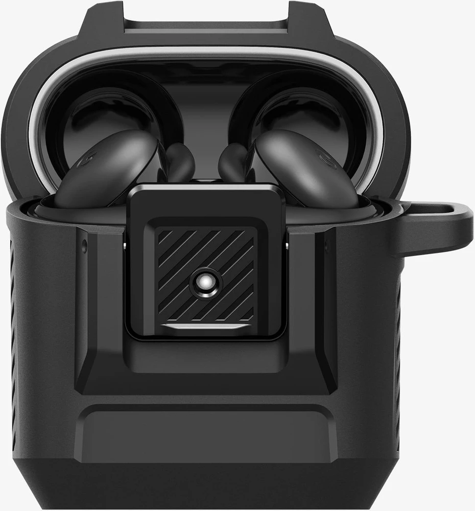 Spigen „Lock Fit“, matinės juodos spalvos – „Google Pixel Buds 2a“