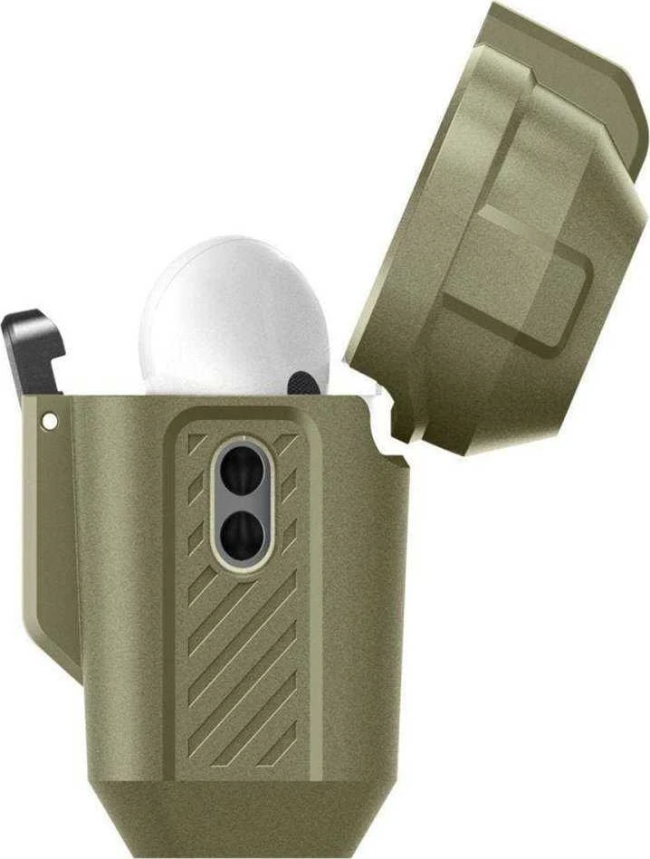 Dėklas Spigen Lock Fit, vintažinė chaki - AirPods Pro 2