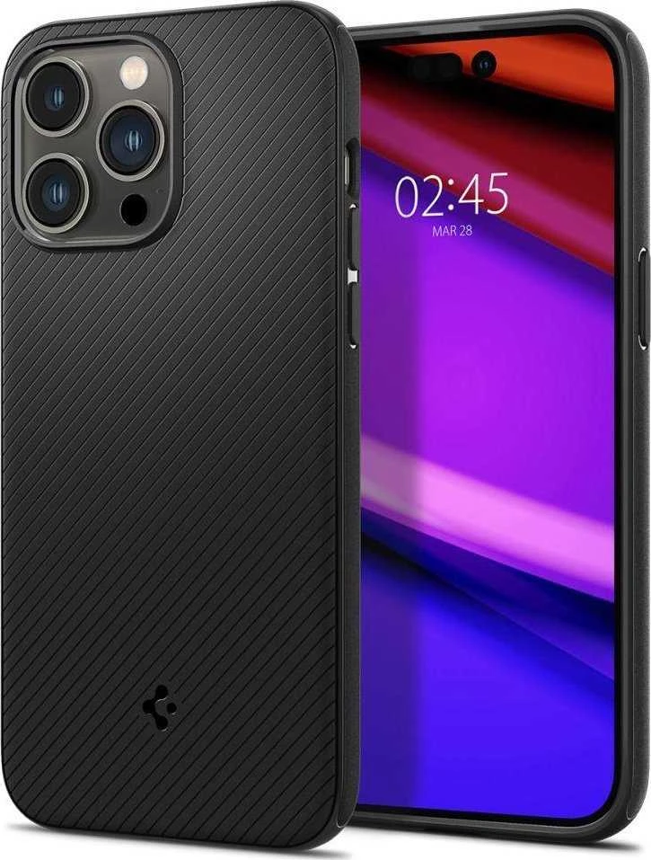 Spigen Mag Armor – dėklas skirtas iPhone 14 Pro Max Juodas