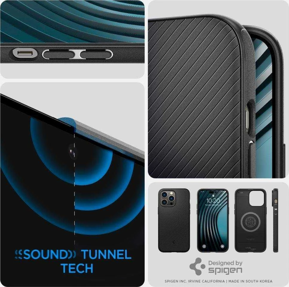 Spigen Mag Armor – dėklas skirtas Apple iPhone 14 Pro Max Juodas