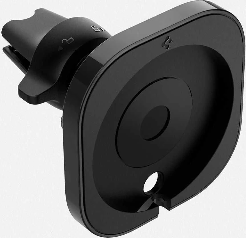 „Spigen MagFit“ automobilio laikiklis, skirtas „MagSafe“ įkrovikliui