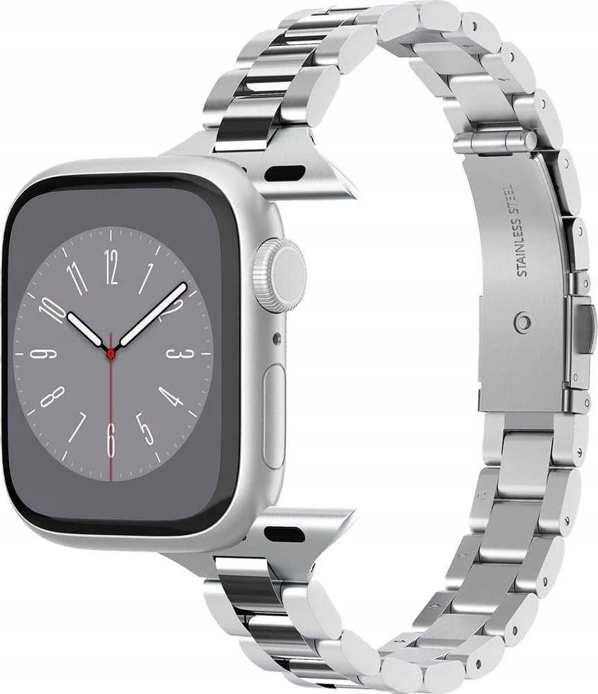 Spigen Modern Fit 316L Band, sidabrinis - Apple Watch 42mm/41mm/40mm/38mm
