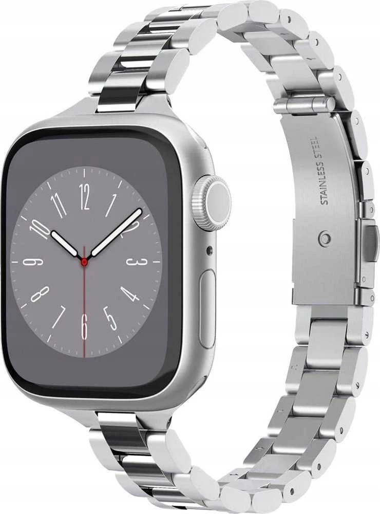 Spigen Modern Fit 316L Band, sidabrinis - Apple Watch 42mm/41mm/40mm/38mm