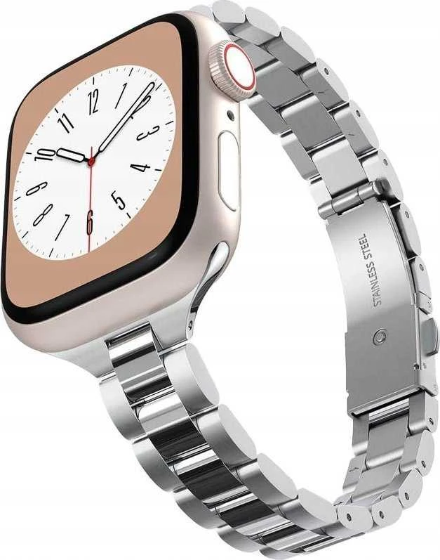 Spigen Modern Fit 316L Band, sidabrinis - Apple Watch 42mm/41mm/40mm/38mm