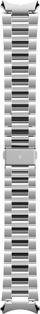 „Spigen Modern Fit 316L“ dirželis, sidabrinis - „Samsung Galaxy Watch6 Classic“ 47 mm