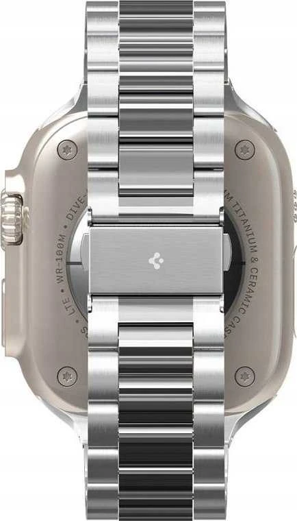 Spigen Modern Fit 316L Band, sidabrinis - Apple Watch 49mm/46mm/45mm/44mm/42mm