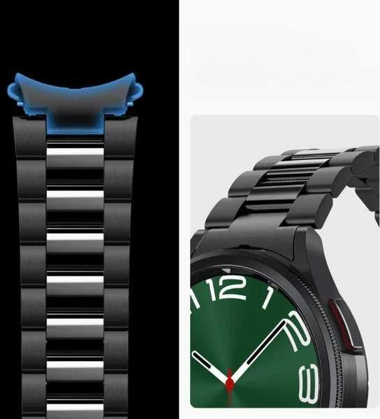 „Spigen Modern Fit Band“ – apyrankė, skirta „Samsung Galaxy Watch 6 Classic“ 47 mm (juodas)