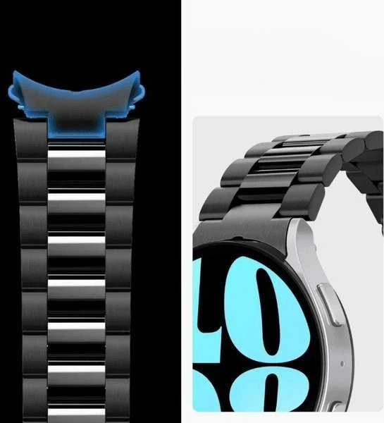 Spigen Modern Fit 316L Band, juodas - Samsung Galaxy Watch6 44mm