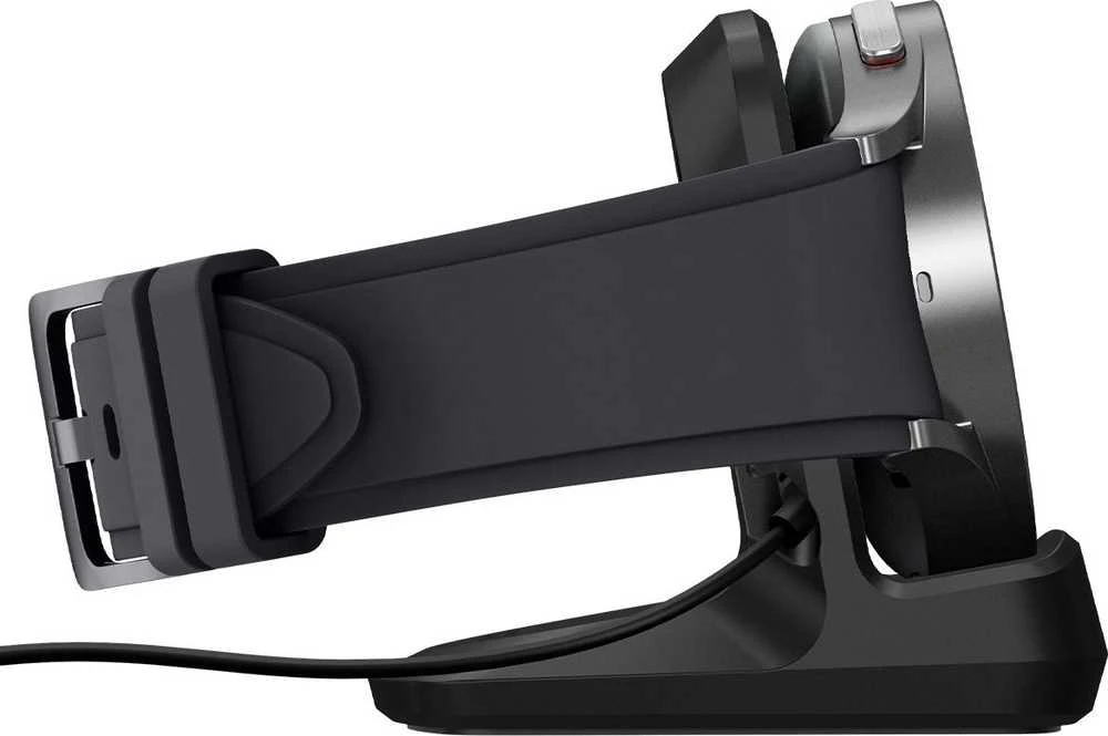 Naktinis įkrovimo stovas Spigen S353, skirtas Samsung Galaxy 5/5 Pro, Juodos spalvos