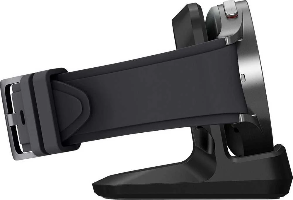Naktinis įkrovimo stovas Spigen S353, skirtas Samsung Galaxy 5/5 Pro, Juodos spalvos
