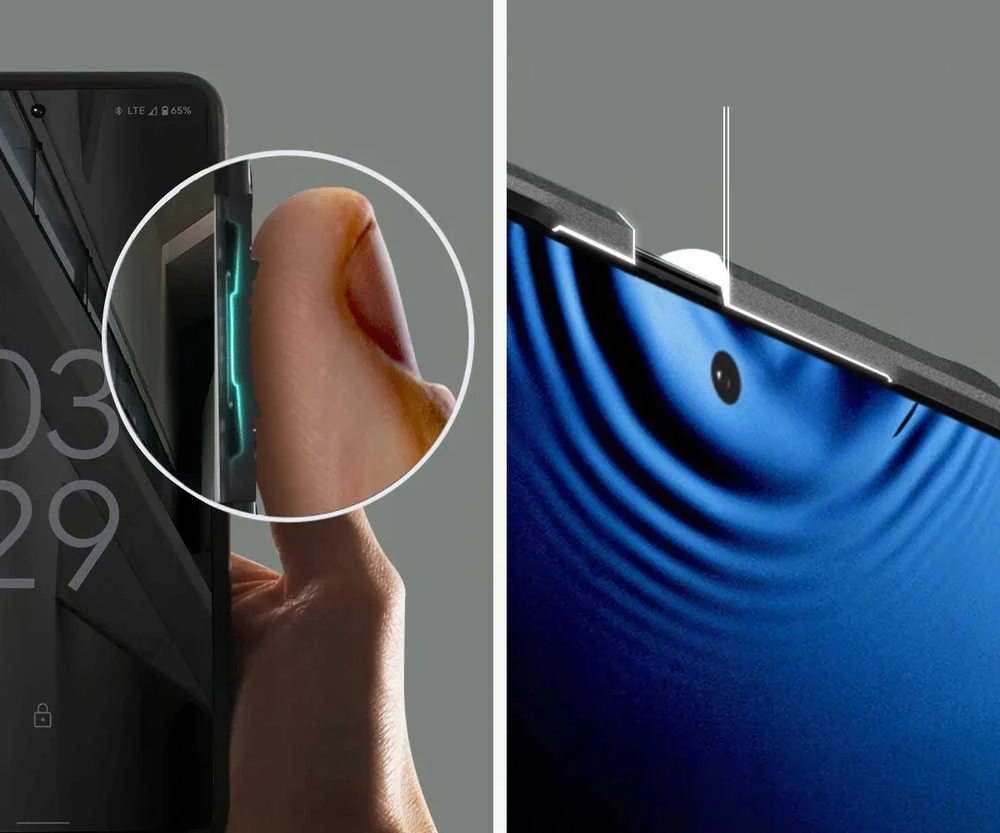 Dėklas Spigen Rugged Armor, juodas - Google Pixel 7 Pro