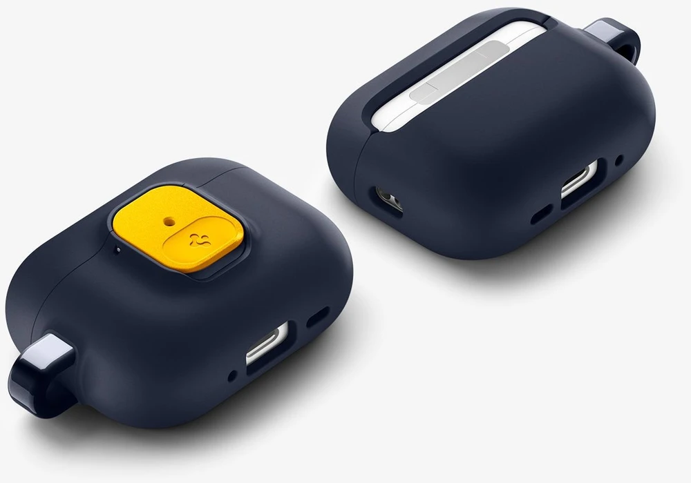Dėklas „Spigen Nano Pop“, mėlynių ir tamsiai mėlynos spalvos – „AirPods Pro 3“