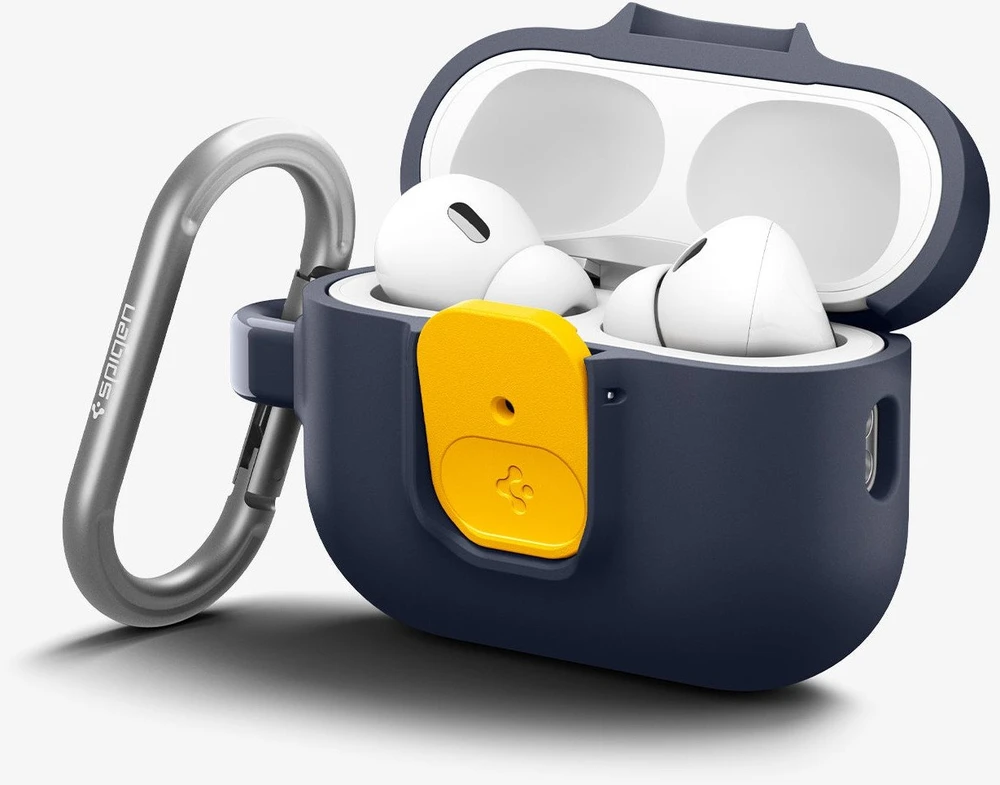 Dėklas „Spigen Nano Pop“, mėlynių ir tamsiai mėlynos spalvos – „AirPods Pro 3“