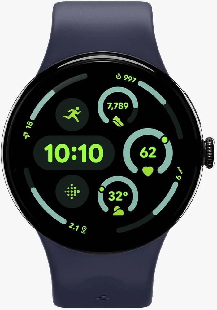 „Spigen Nano Pop Band“, mėlynių ir tamsiai mėlyna – „Google Pixel Watch 4/3“ 45 mm