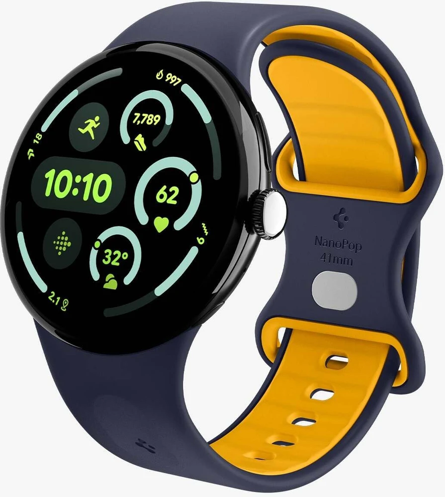 „Spigen Nano Pop Band“, mėlynių ir tamsiai mėlynas – „Google Pixel Watch 4/3/2/1“ 41 mm