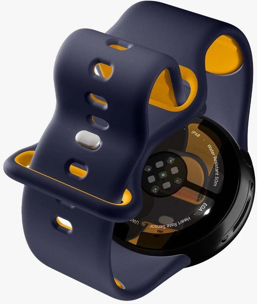 „Spigen Nano Pop Band“, mėlynių ir tamsiai mėlyna – „Google Pixel Watch 4/3“ 45 mm