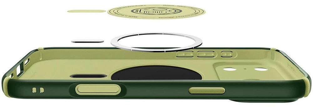 Dėklas Spigen Nano Pop Hybrid MagSafe, avo žalias - iPhone 17 Pro