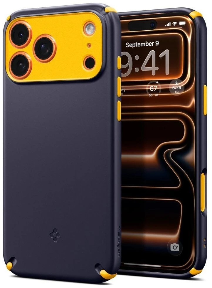 Dėklas „Spigen Nano Pop Hybrid MagSafe“, mėlynių tamsiai mėlynas - iPhone 17 Pro Max