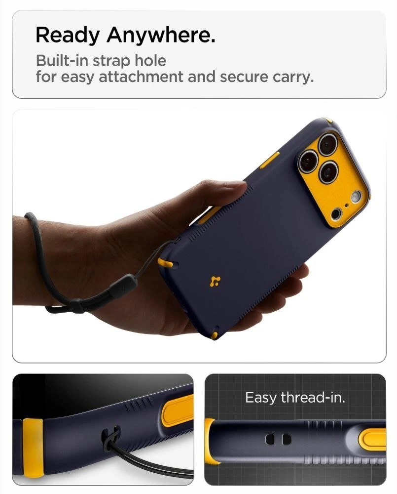 Spigen Nano Pop HIBRIDINIS MagSafe DĖKLAS iPhone 17 Pro / 18 Pro BLUEBERRY NAVY