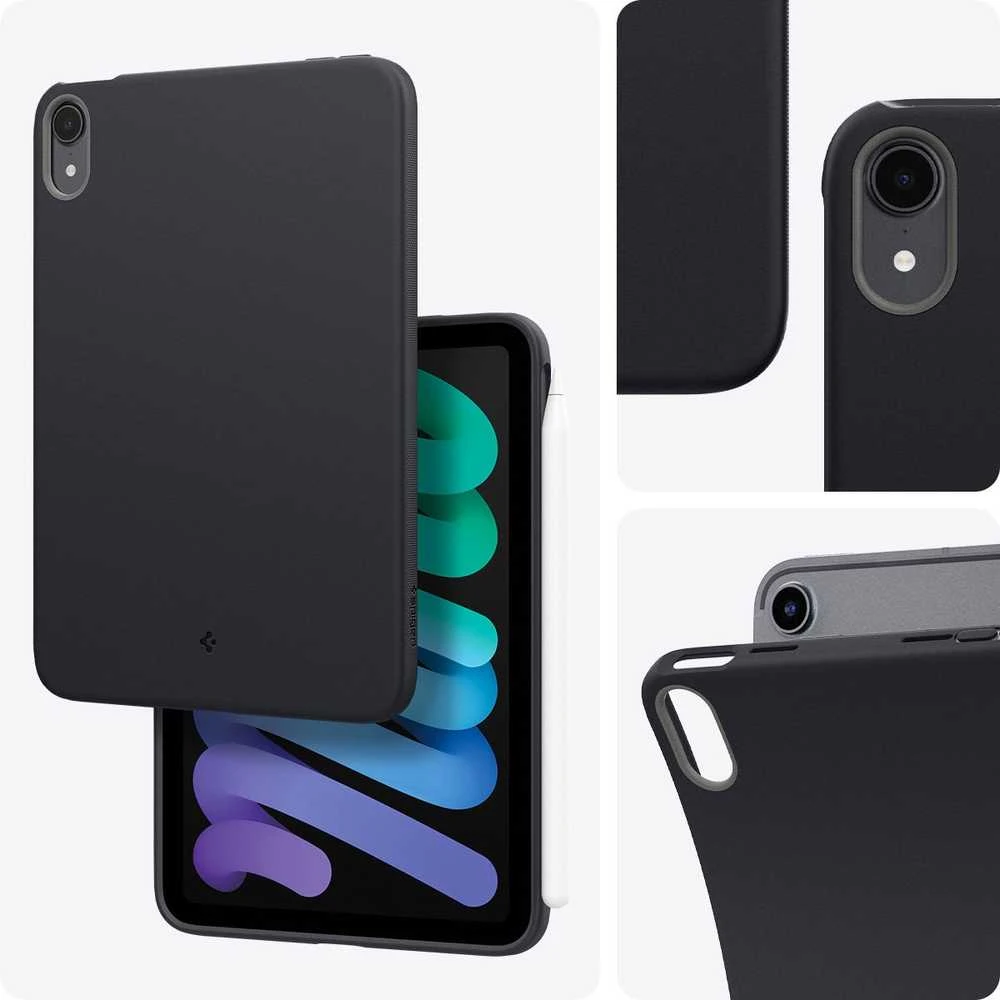 Spigen „Nano Pop“, juodojo sezamo spalvos – „iPad mini 2024/6“