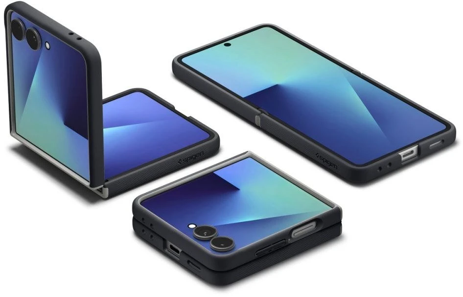Dėklas Spigen Nano Pop Mag Magsafe Galaxy Z Flip 7 Juodas Sesame