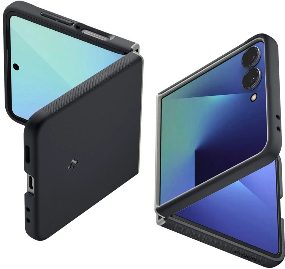 Dėklas Spigen Nano Pop Mag Magsafe Galaxy Z Flip 7 Juodas Sesame