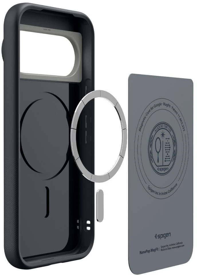 SPIGEN NANO POP MAG MAGSAFE DĖKLAS GOOGLE PIXEL 11 PRO XL Juodas SESAME