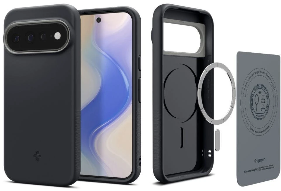 SPIGEN NANO POP MAG MAGSAFE DĖKLAS GOOGLE PIXEL 11 PRO XL Juodas SESAME