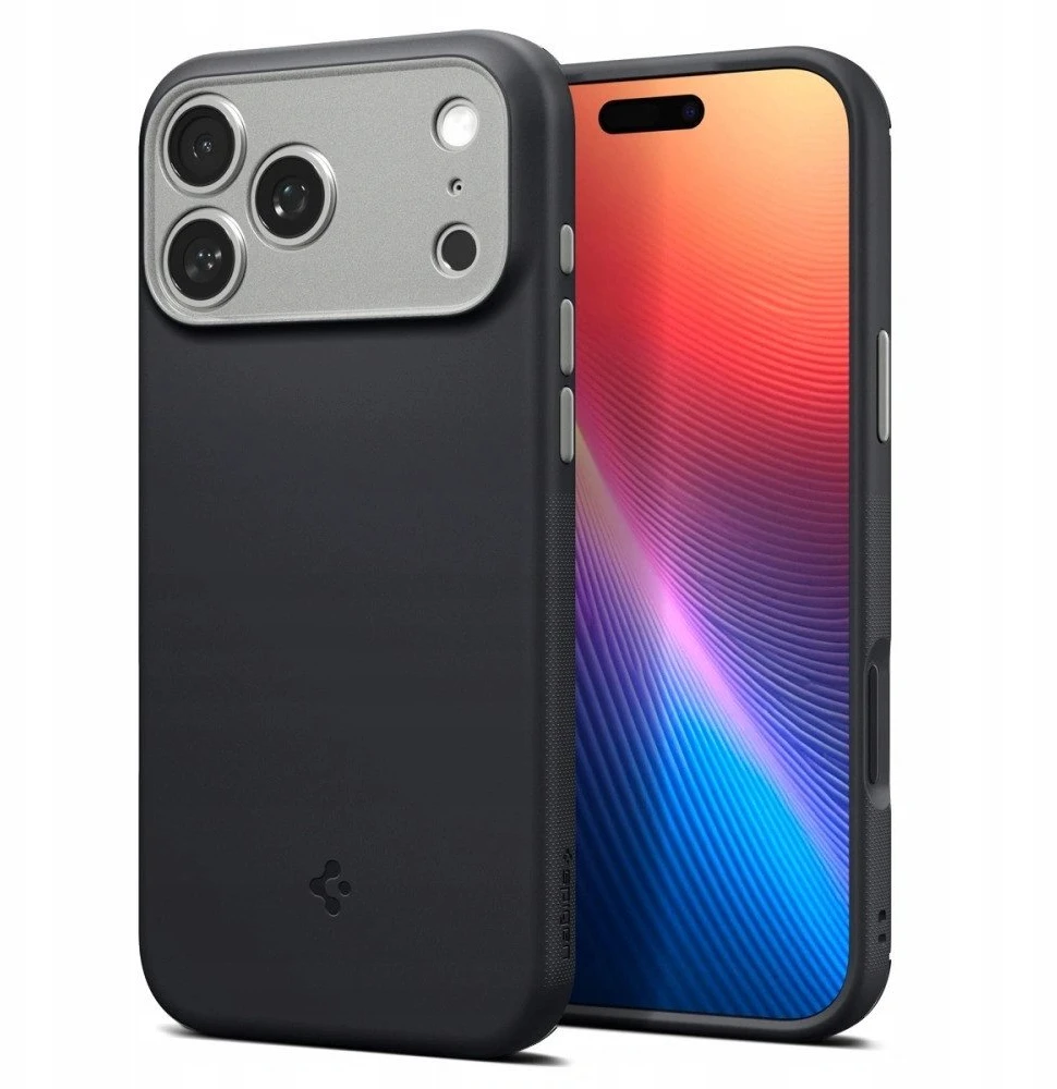 Spigen Nano Pop MagSafe dėklas skirtas Apple iPhone 17 Pro – juodos spalvos