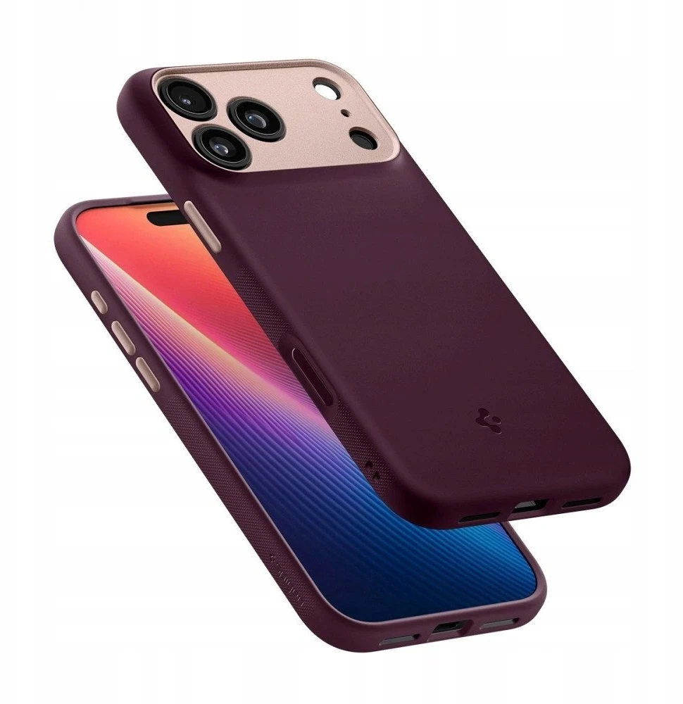 Dėklas Spigen Nano Pop Magsafe iPhone 17 Pro Max bordo pupelė