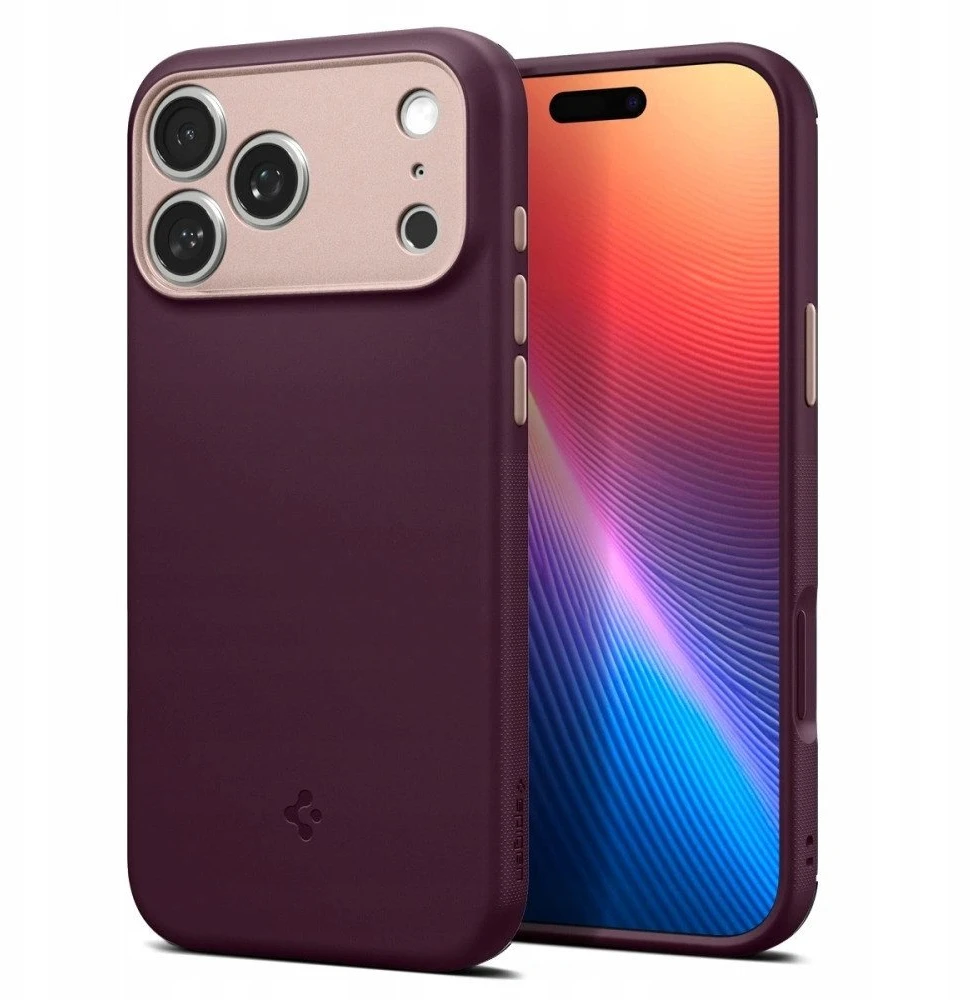 Dėklas Spigen Nano Pop Magsafe iPhone 17 Pro Max bordo pupelė