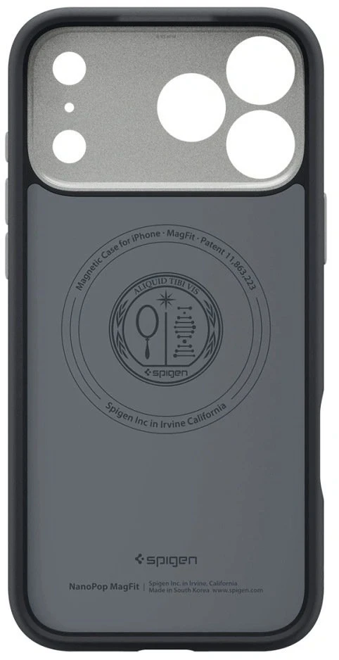 Spigen Nano Pop MagSafe iPhone 17 Pro Max / 18 Pro Max Dėklas Juodas SEZAMAS