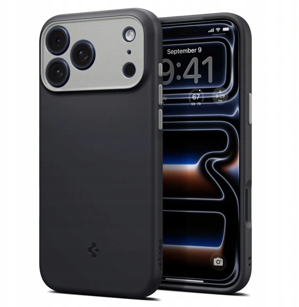 Dėklas Spigen Nano Pop MagSafe iPhone 17 Pro / 18 Pro Juodas SESAME