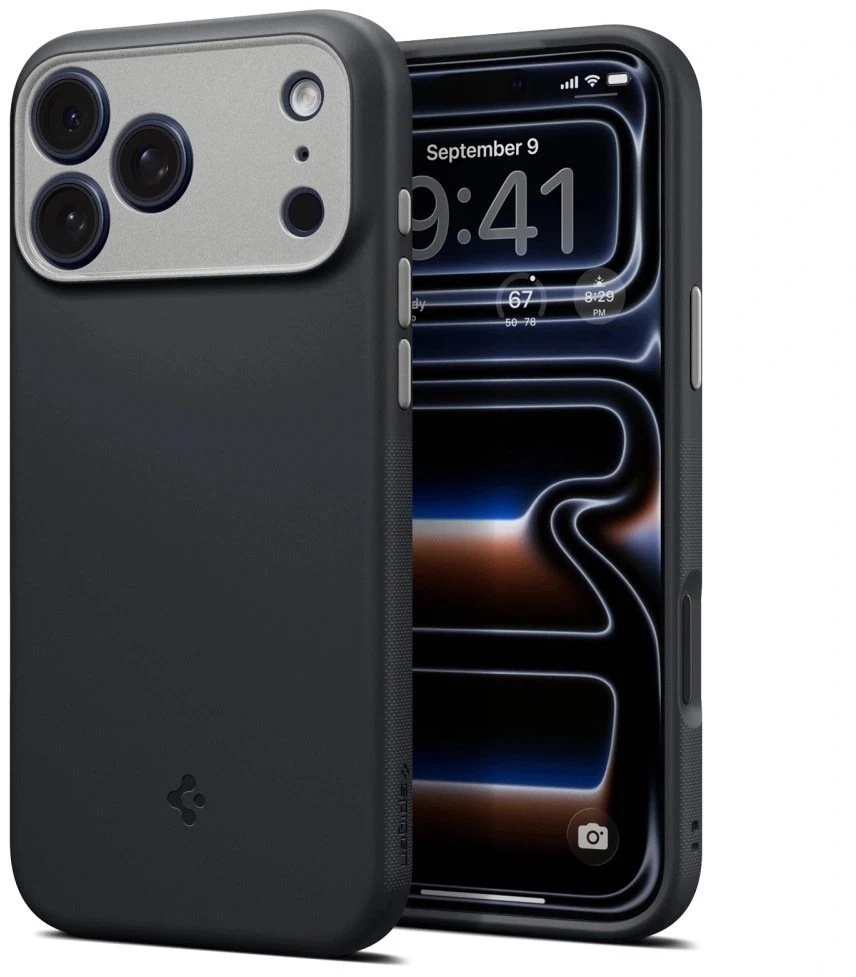 Spigen Nano Pop MagSafe iPhone 17 Pro Max / 18 Pro Max Dėklas Juodas SEZAMAS