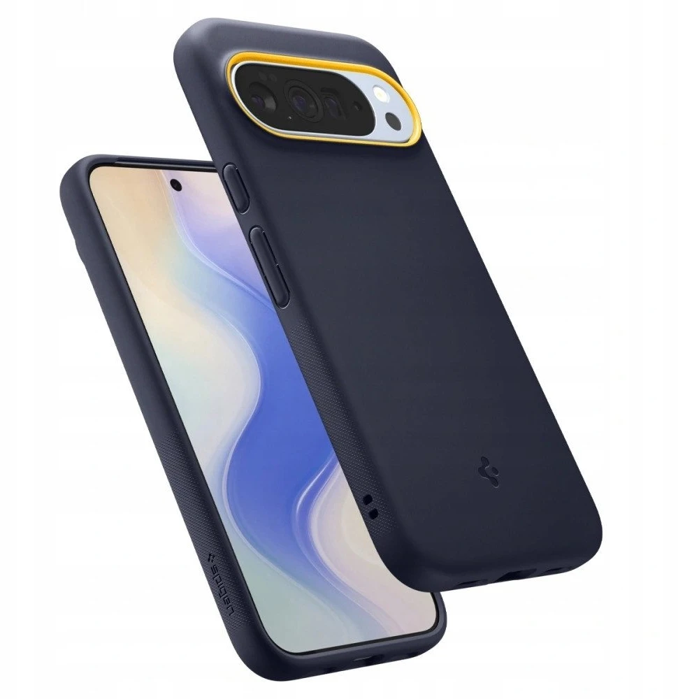 Dėklas Spigen „Nano Pop MagSafe“, mėlynių tamsiai mėlynas – „Google Pixel 10 Pro“ / „Pixel 10“