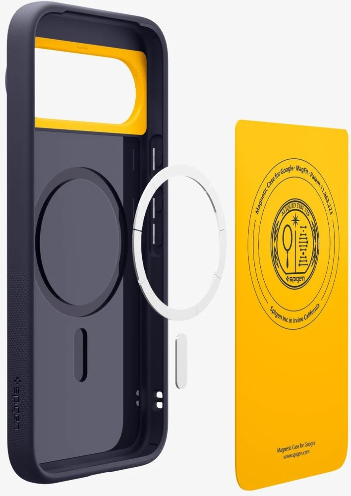 „Spigen Nano Pop Mag MagSafe“ dėklas, skirtas „Google Pixel 10 Pro XL“ – tamsiai mėlynas Mėlyna