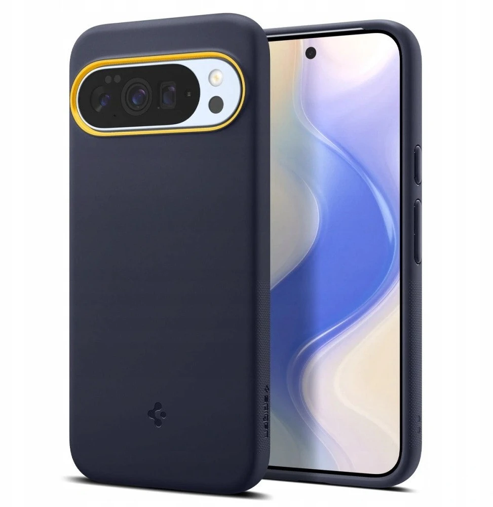 Dėklas Spigen „Nano Pop MagSafe“, mėlynių tamsiai mėlynas – „Google Pixel 10 Pro“ / „Pixel 10“