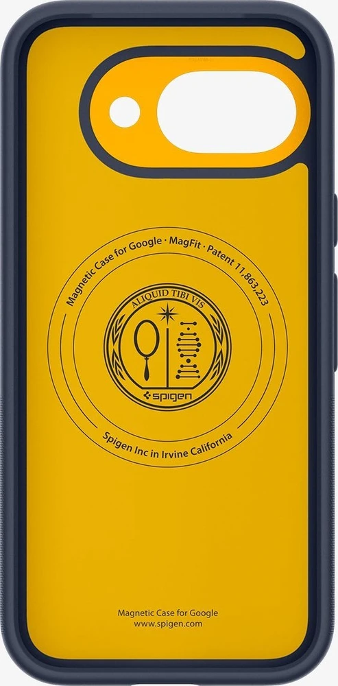 Dėklas Spigen „Nano Pop MagSafe“, mėlynių tamsiai mėlynas – „Google Pixel 9a“