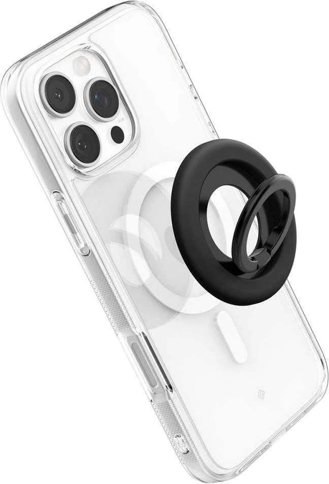 Spigen Nano Pop MagSafe telefono laikiklis, juodas sezamas