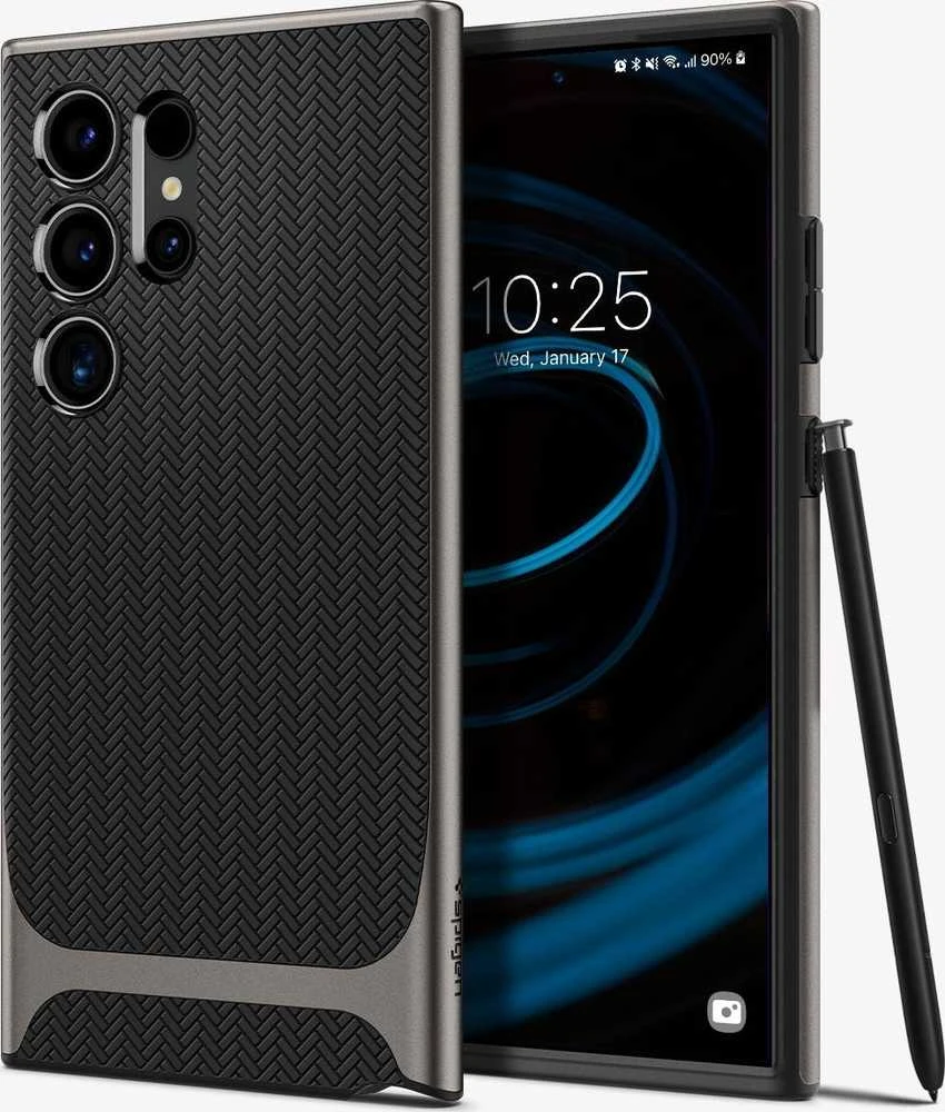 Dėklas Samsung Galaxy S24 Ultra Spigen Neo Hybrid Gunmetal