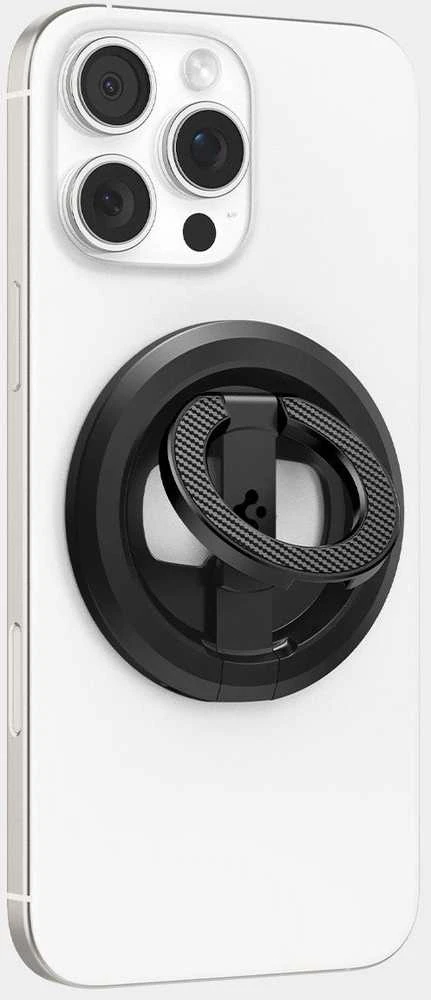 Spigen O-Mag magnetinis telefono laikiklis su reguliuojamu stovu