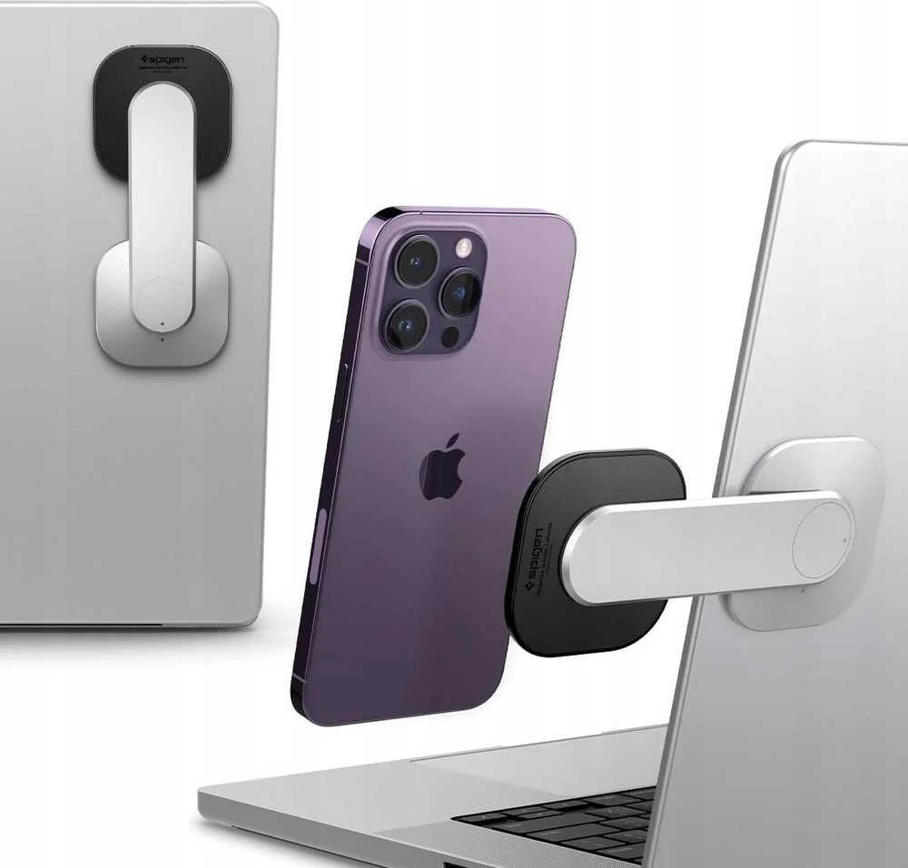 Spigen OneTap Monitorius/Nešiojamas kompiuteris Mount S312, sidabrinis