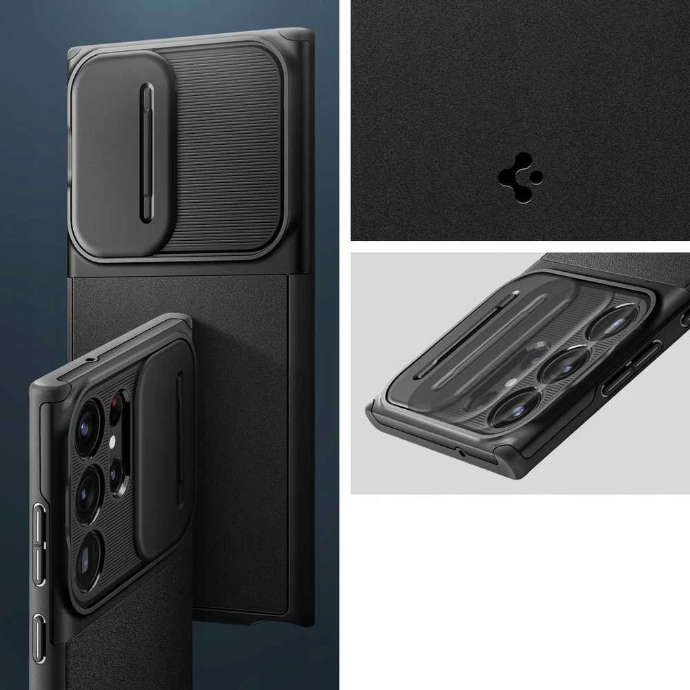 Dėklas Spigen Optik Armor Galaxy S25 Ultra juodas