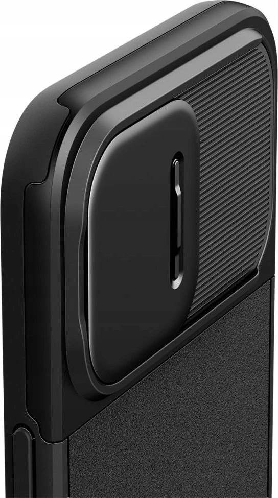 Spigen Optik Armor Mag MagSafe Apple iPhone 16 Pro Max – dėklas telefonui juodos spalvos