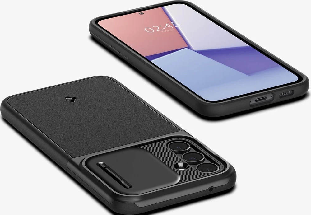 Spigen Optik Armor dėklas skirtas Samsung Galaxy S23 FE, spalva - Juoda