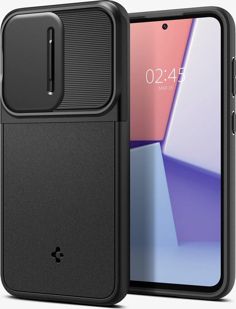 Spigen Optik Armor dėklas skirtas Samsung Galaxy S23 FE, spalva - Juoda