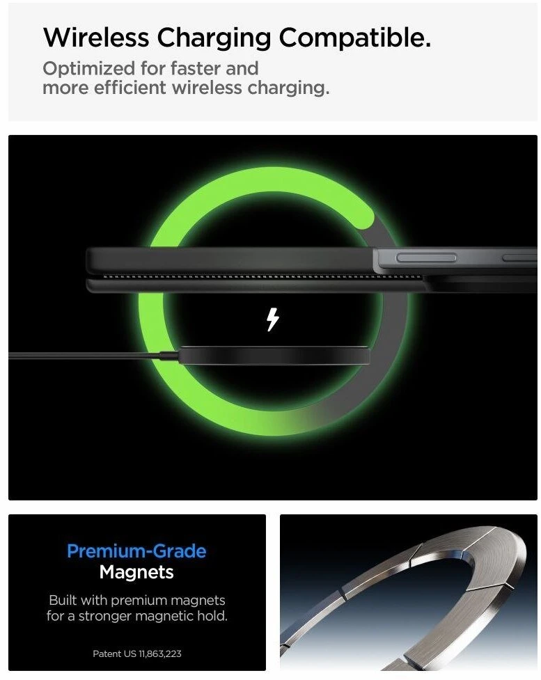 Dėklas SPIGEN OPTIK ARMOR PRO MAGSAFE GALAXY Z FOLD 8 ULTRA Juodas