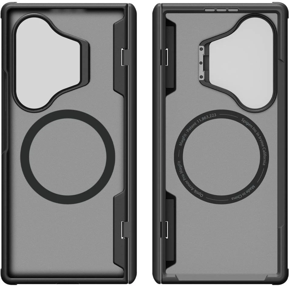 Dėklas SPIGEN OPTIK ARMOR PRO MAGSAFE GALAXY Z FOLD 8 ULTRA Juodas